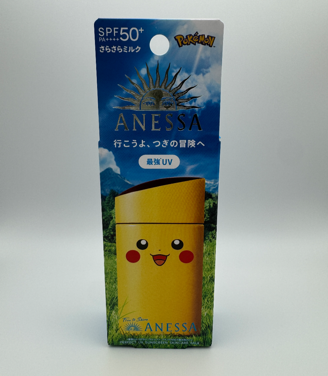 Shiseido Anessa Pokémon Pikachu Perfect UV Sunscreen Skincare Milk SPF50+ PA++++