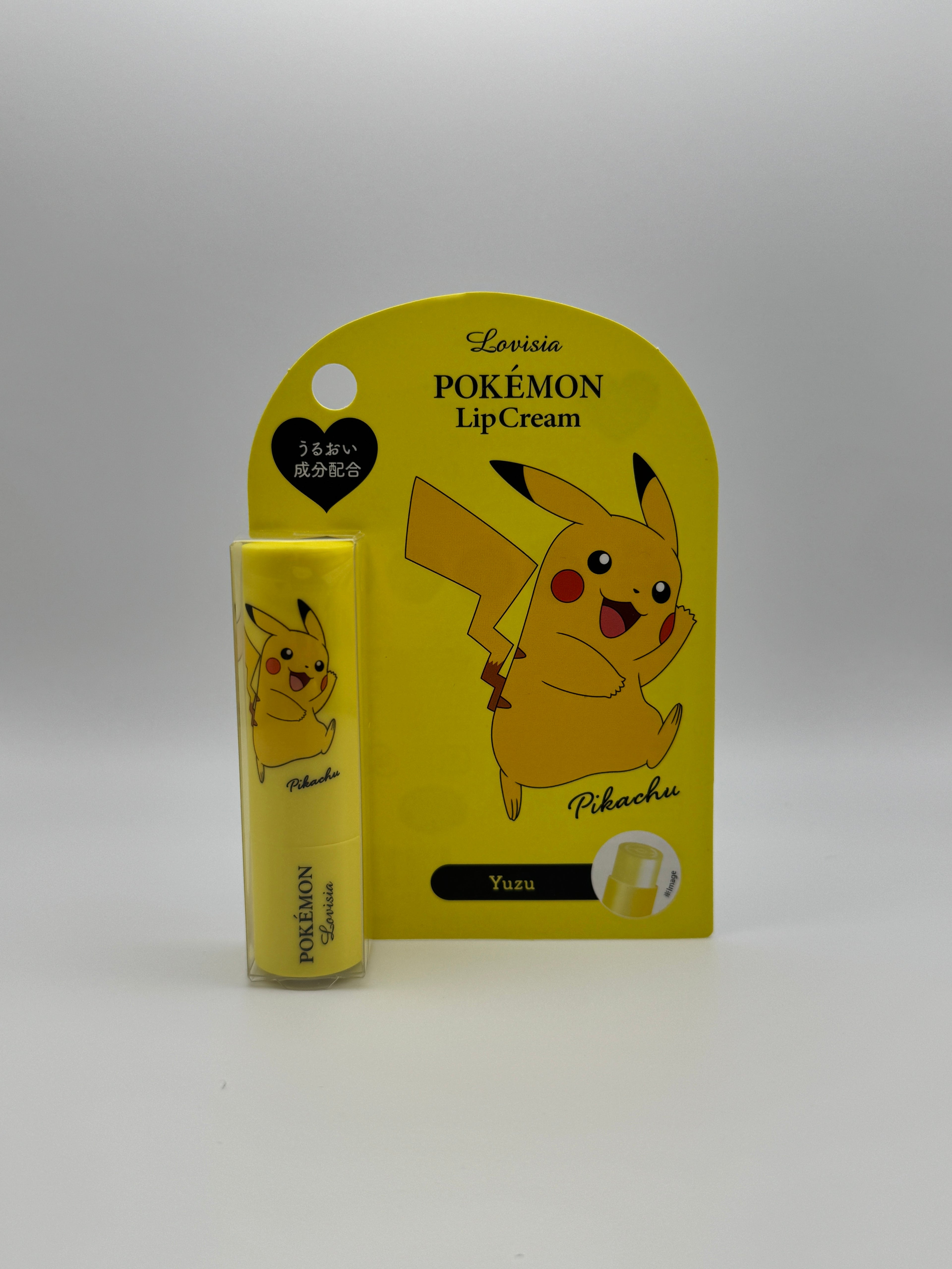 Lovasia Pokemon Lip Cream - 4 Pack - Pikachu Gengar Snorlax Jigglypuff