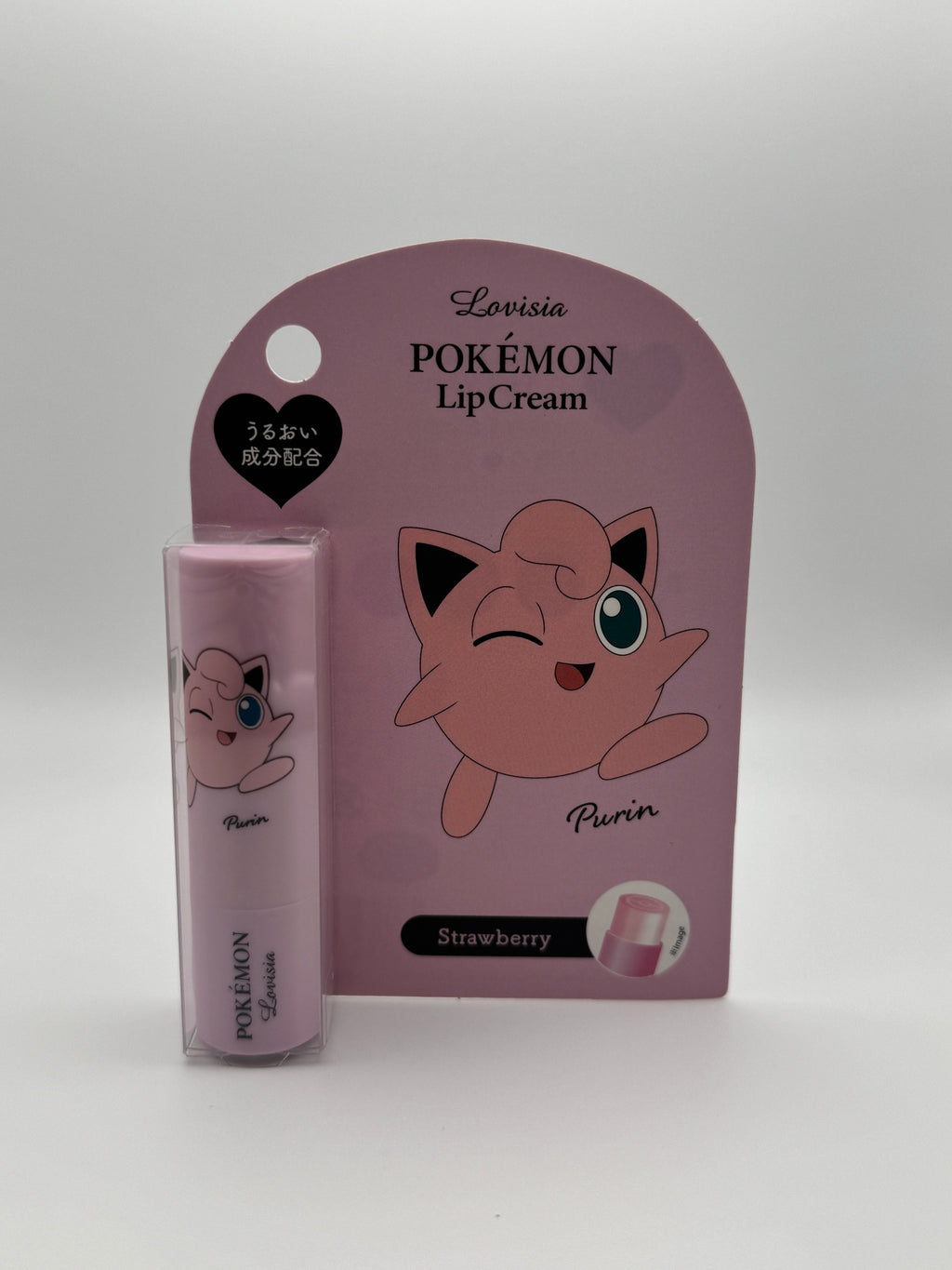 Lovasia Pokemon Lip Cream - 4 Pack - Pikachu Gengar Snorlax Jigglypuff