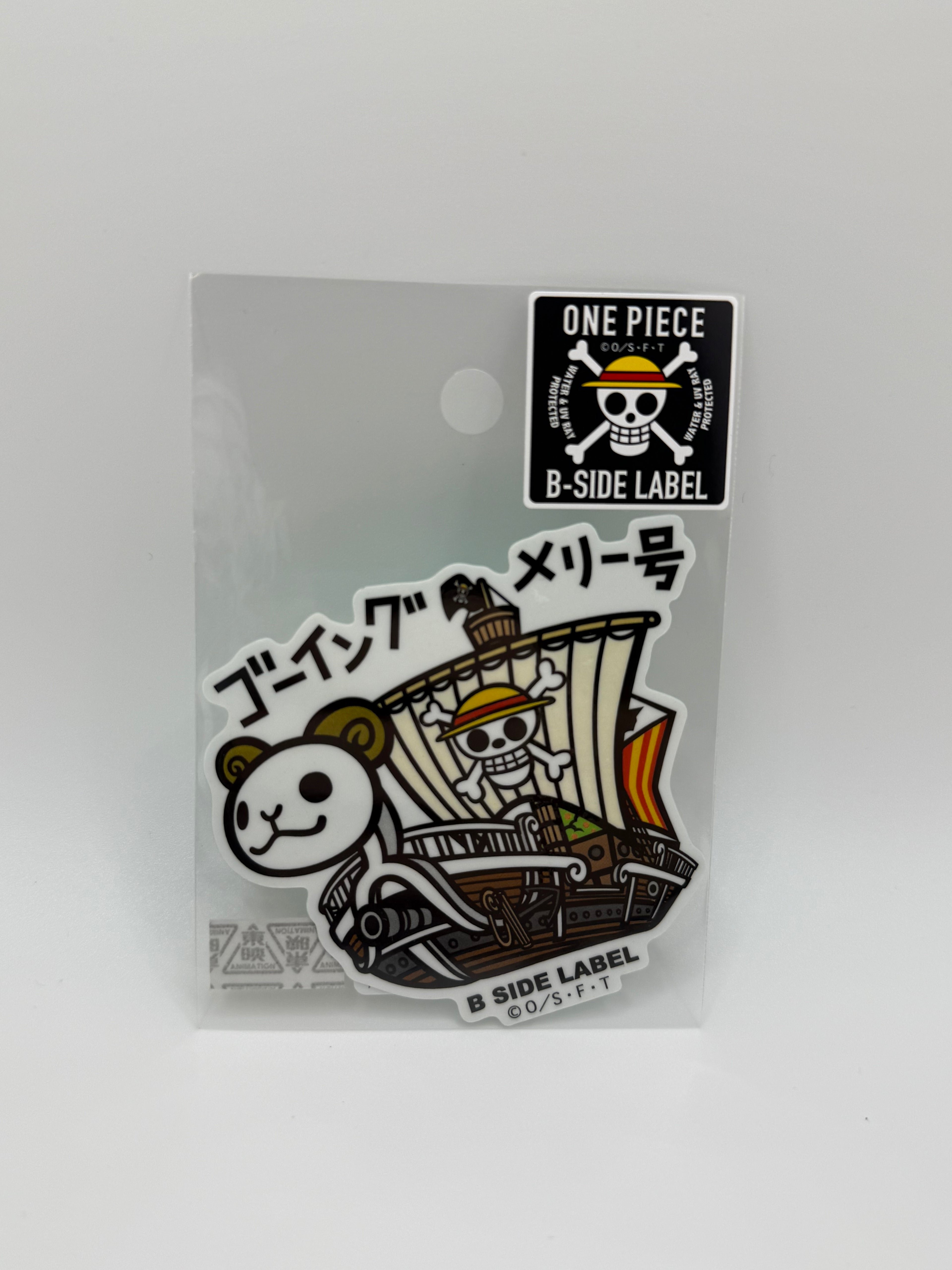 B-Side Label Sticker - One Piece - Going Merry - 2025 Waterproof