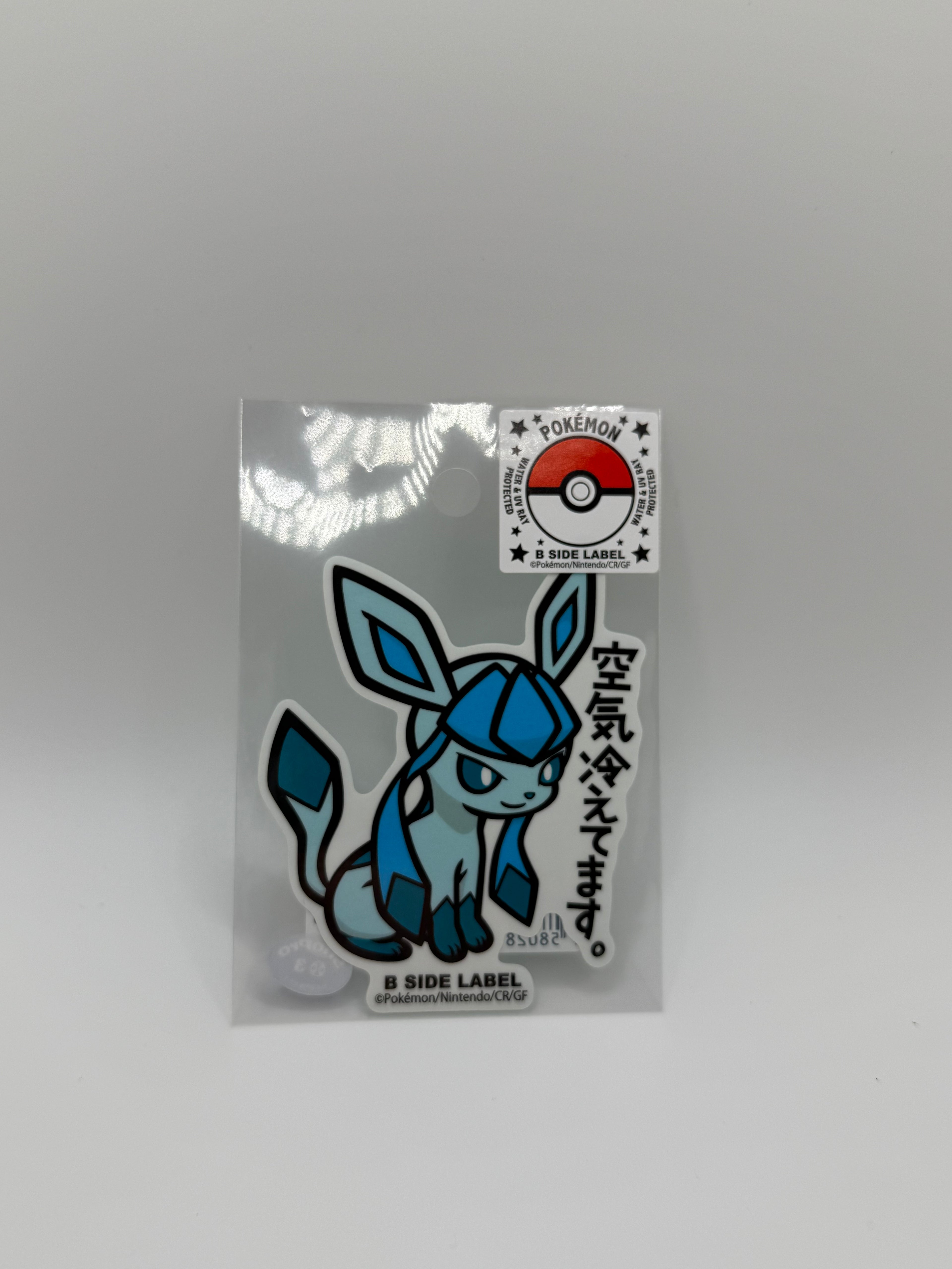 B-Side Label Sticker - Pokemon - Glaceon - 2025 Waterproof